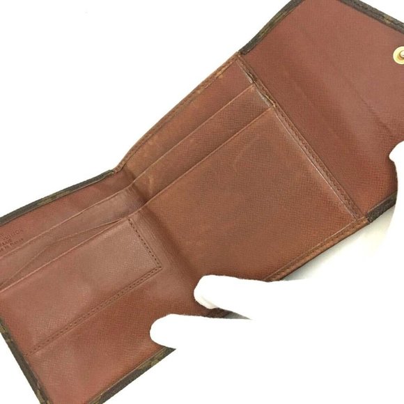 017086D Louis Vuitton Wallet Monogram Portefeiulle Elise Trifold - Picture 5 of 9